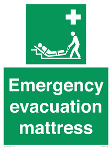 Emergency evacuation mattress